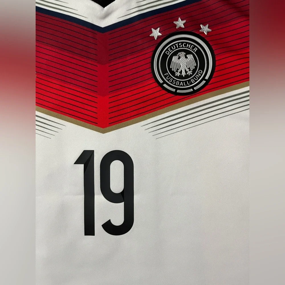 Gotze #19 Germany Home 2014 World Cup Retro Soccer Jersey götze - Picture 4 of 8